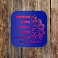 Buddha Meditation Meaningful Gift Law Of Attraction Gift Coaster