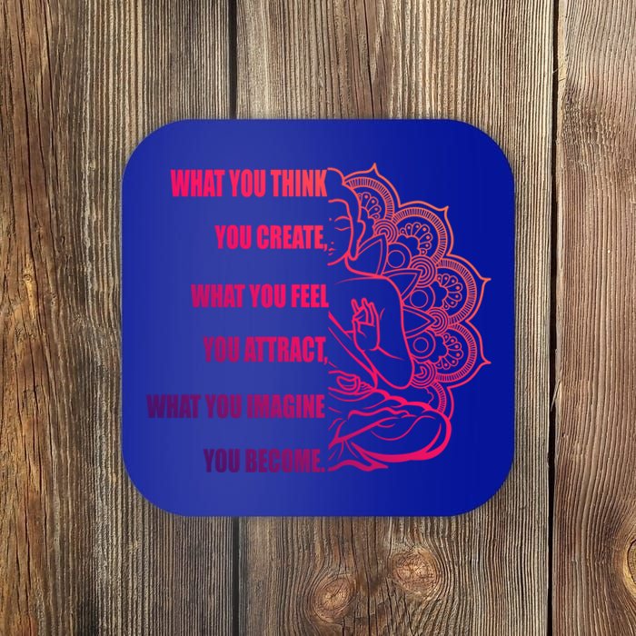 Buddha Meditation Meaningful Gift Law Of Attraction Gift Coaster