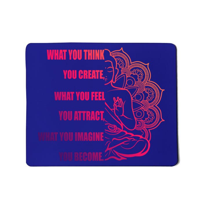 Buddha Meditation Meaningful Gift Law Of Attraction Gift Mousepad