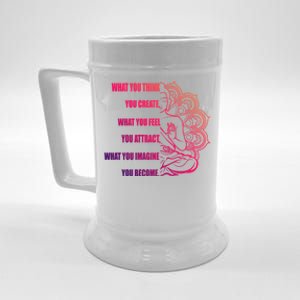 Buddha Meditation Meaningful Gift Law Of Attraction Gift Beer Stein