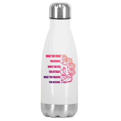 Buddha Meditation Meaningful Gift Law Of Attraction Gift Stainless Steel Insulated Water Bottle