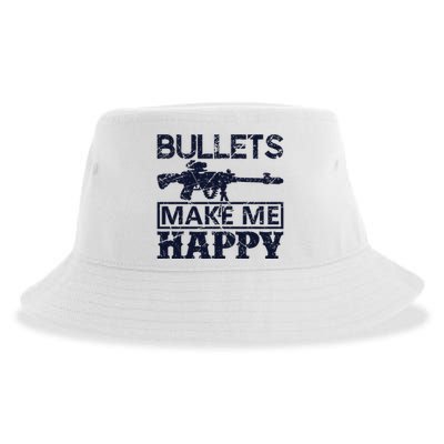 Bullets Make Me Happy Sustainable Bucket Hat