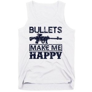 Bullets Make Me Happy Tank Top