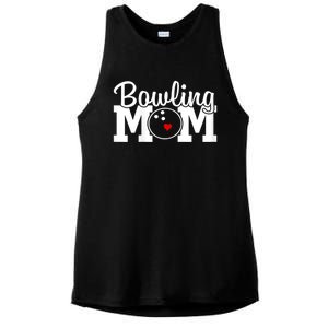 Bowling Mom Mothers Day Birthday Party For Women's Players Ladies PosiCharge Tri-Blend Wicking Tank