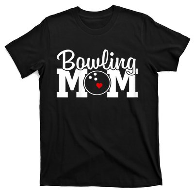 Bowling Mom Mothers Day Birthday Party For Women's Players T-Shirt