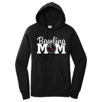 Bowling Mom Mothers Day Birthday Party For Women's Players Women's Pullover Hoodie