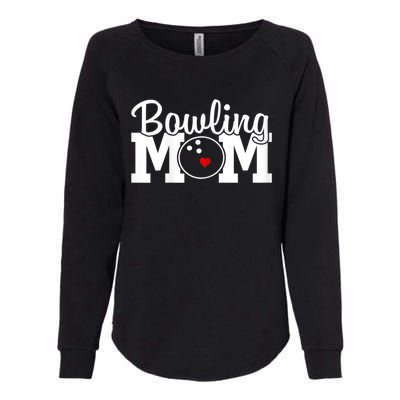 Bowling Mom Mothers Day Birthday Party For Women's Players Womens California Wash Sweatshirt