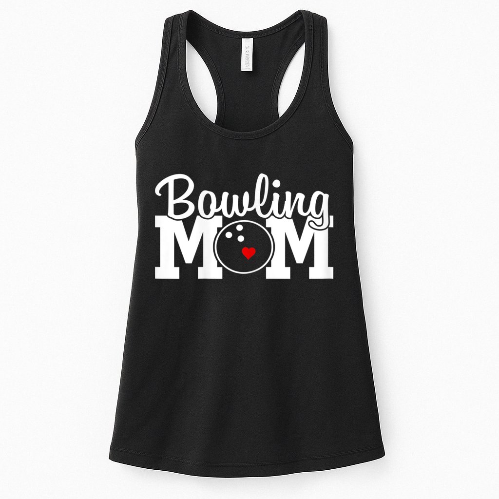 Bowling Mom Mothers Day Birthday Party For Women's Players Womens Tank Top