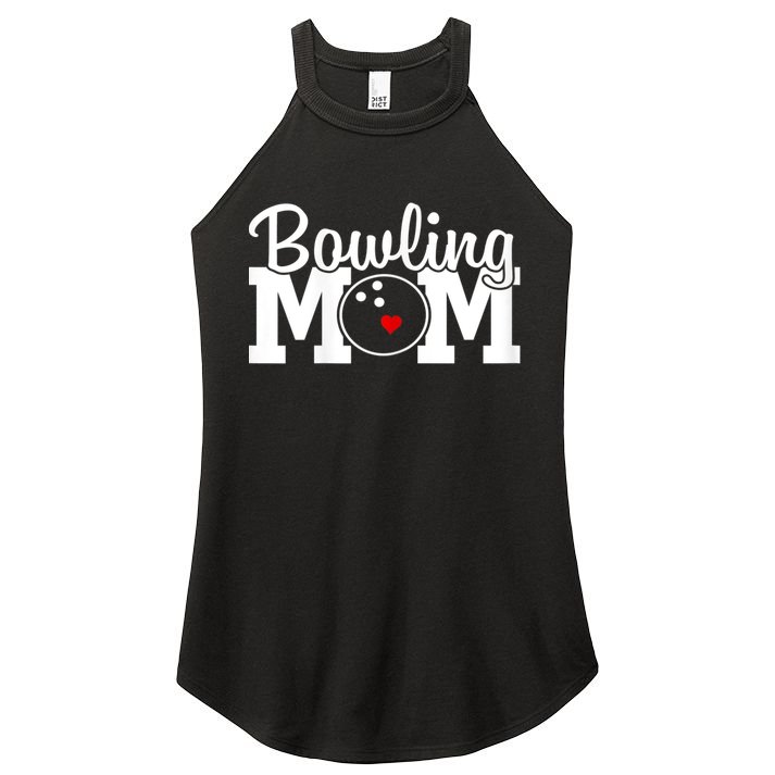 Bowling Mom Mothers Day Birthday Party For Women's Players Women's Perfect Tri Rocker Tank