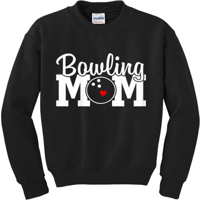 Bowling Mom Mothers Day Birthday Party For Women's Players Kids Sweatshirt