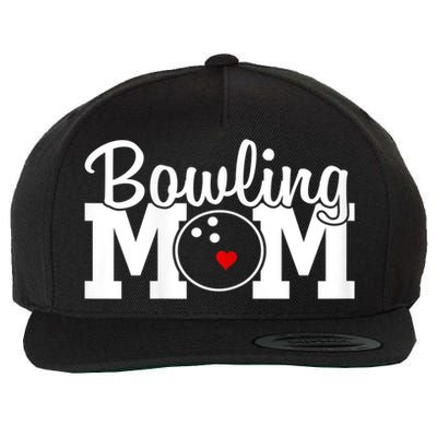 Bowling Mom Mothers Day Birthday Party For Women's Players Wool Snapback Cap