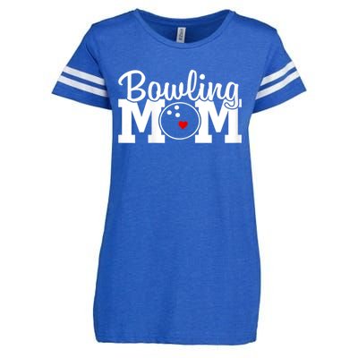 Bowling Mom Mothers Day Birthday Party For Women's Players Enza Ladies Jersey Football T-Shirt