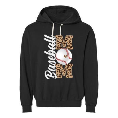 Baseball Mom Mother’S Day Baseball Sport Lover Gift Garment-Dyed Fleece Hoodie