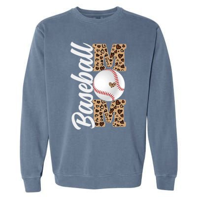 Baseball Mom Mother’S Day Baseball Sport Lover Gift Garment-Dyed Sweatshirt