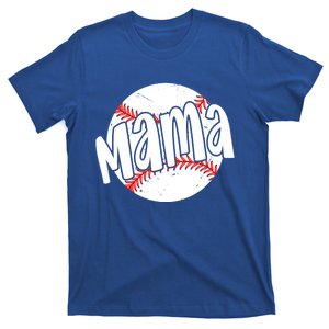 Baseball Mom Mama Letter Cute Gift T-Shirt