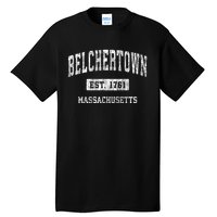 Belchertown Massachusetts Ma Vintage Sports Tall T-Shirt