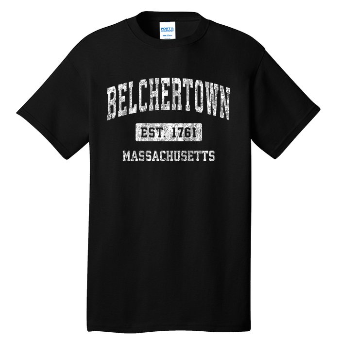 Belchertown Massachusetts Ma Vintage Sports Tall T-Shirt