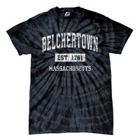 Belchertown Massachusetts Ma Vintage Sports Tie-Dye T-Shirt