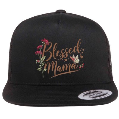 Blessed Mama MotherS Day Graphic Flatbill Hat