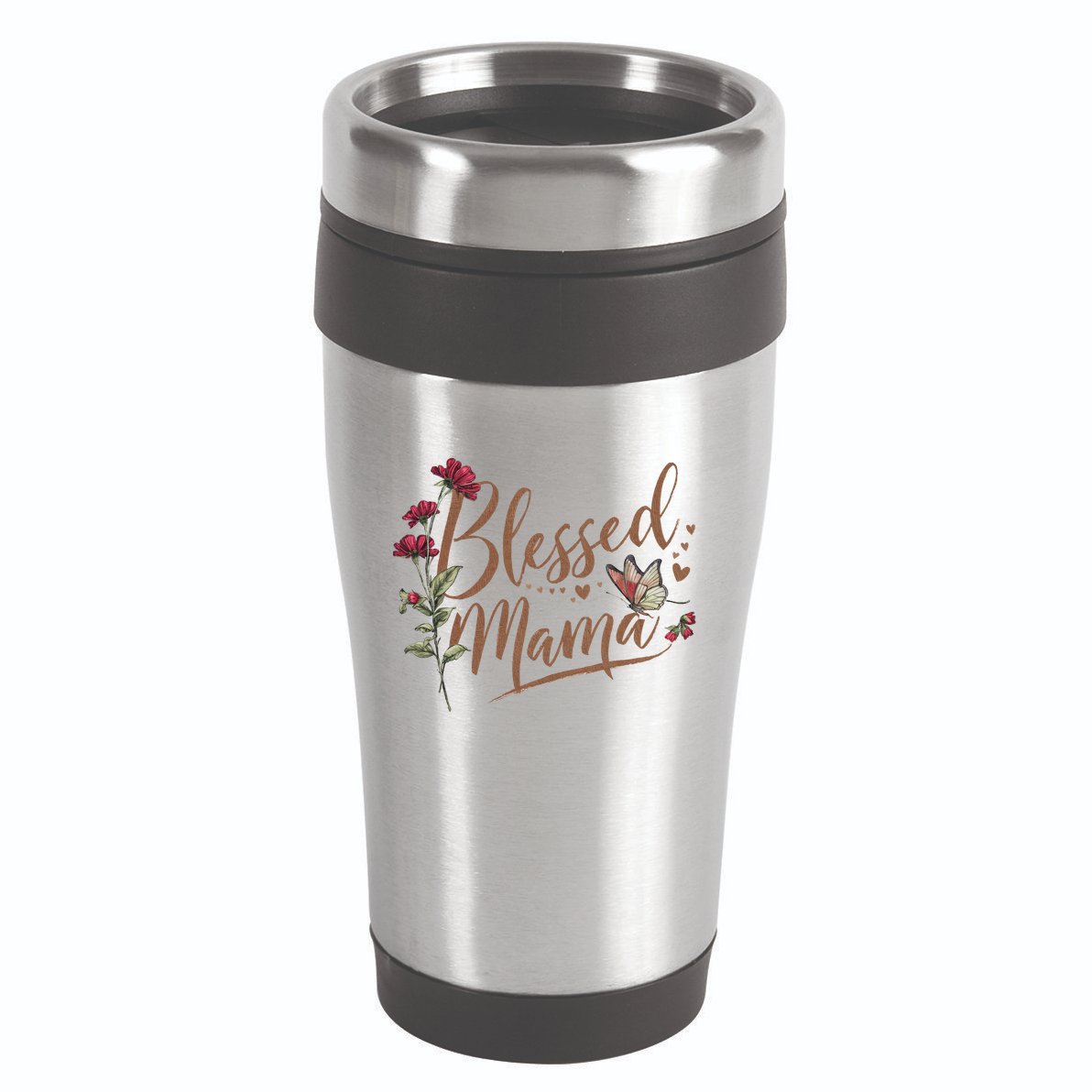Blessed Mama MotherS Day Graphic 16oz Travel Tumbler
