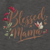 Blessed Mama MotherS Day Graphic Vector Backpack