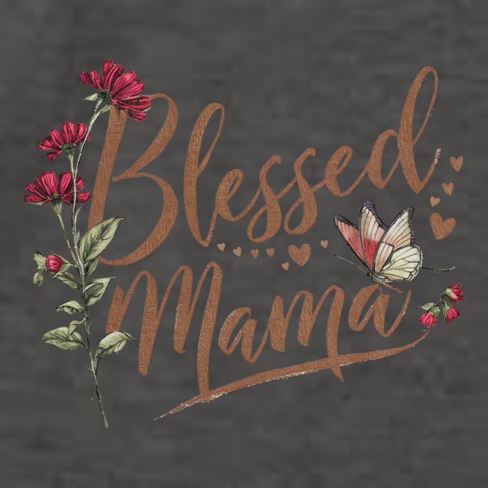 Blessed Mama MotherS Day Graphic Vector Backpack