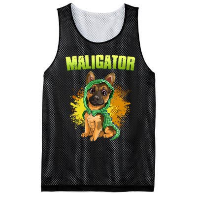 Belgian Malinois Maligator Mesh Reversible Basketball Jersey Tank