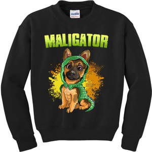 Belgian Malinois Maligator Kids Sweatshirt