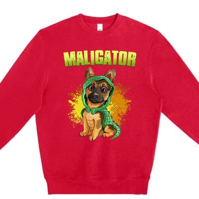 Belgian Malinois Maligator Premium Crewneck Sweatshirt