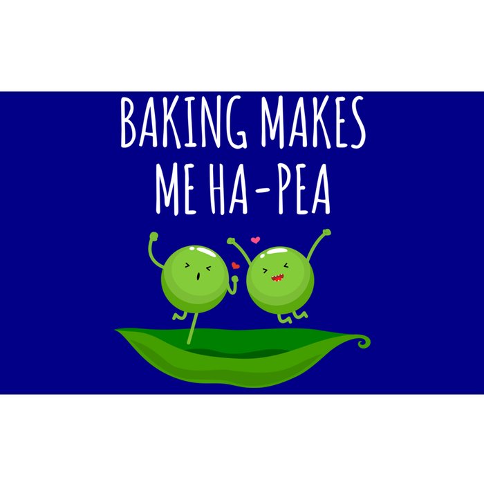 Baking Makes Me Hapea Happy Food Pun Funny Humor Gift Bumper Sticker