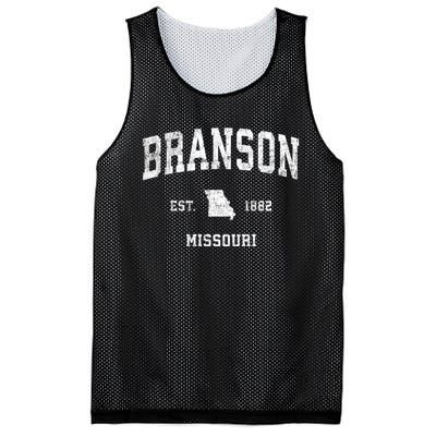 Branson Missouri Mo Vintage Sports Mesh Reversible Basketball Jersey Tank