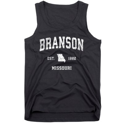 Branson Missouri Mo Vintage Sports Tank Top