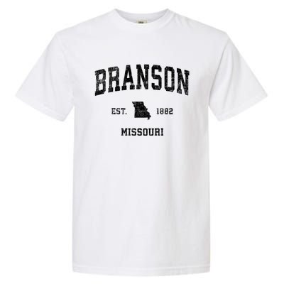 Branson Missouri Mo Vintage Sports Garment-Dyed Heavyweight T-Shirt