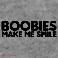 Boobies Make Me Smile Adult Humor Funny Gift Tall Hoodie