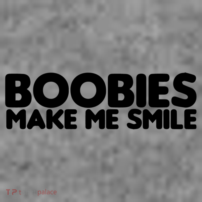 Boobies Make Me Smile Adult Humor Funny Gift Tall Hoodie
