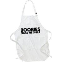 Boobies Make Me Smile Adult Humor Funny Gift Apron