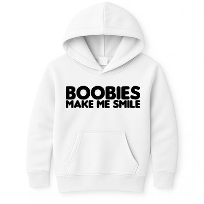 Boobies Make Me Smile Adult Humor Funny Gift Kids Hoodie