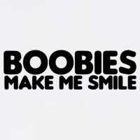 Boobies Make Me Smile Adult Humor Funny Gift Kids Hoodie