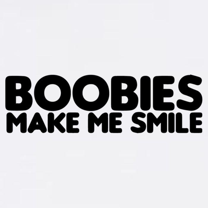 Boobies Make Me Smile Adult Humor Funny Gift Kids Hoodie