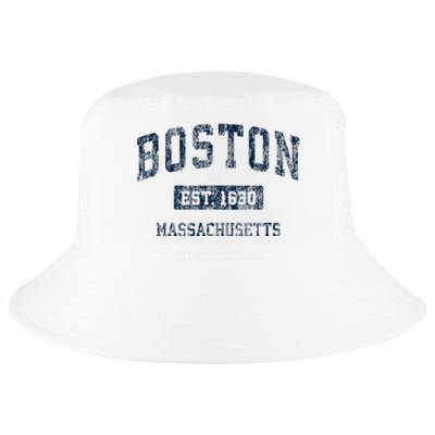 Boston Massachusetts Ma Vintage Sports Design Cool Comfort Performance Bucket Hat