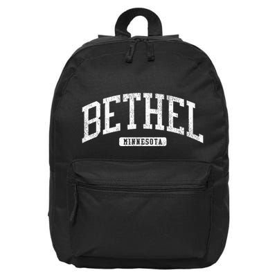 Bethel Minnesota Mn Js03 College University Style 16 in Basic Backpack