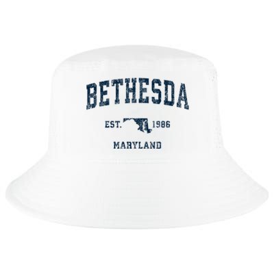 Bethesda Maryland Md Vintage Sports Cool Comfort Performance Bucket Hat