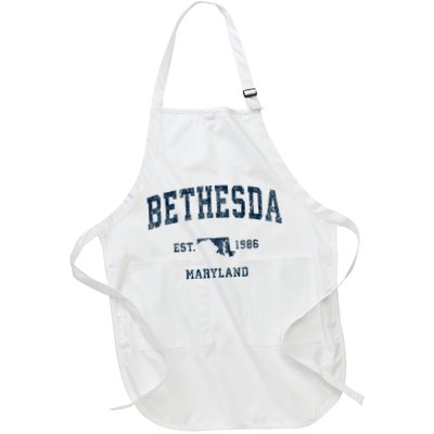 Bethesda Maryland Md Vintage Sports Apron
