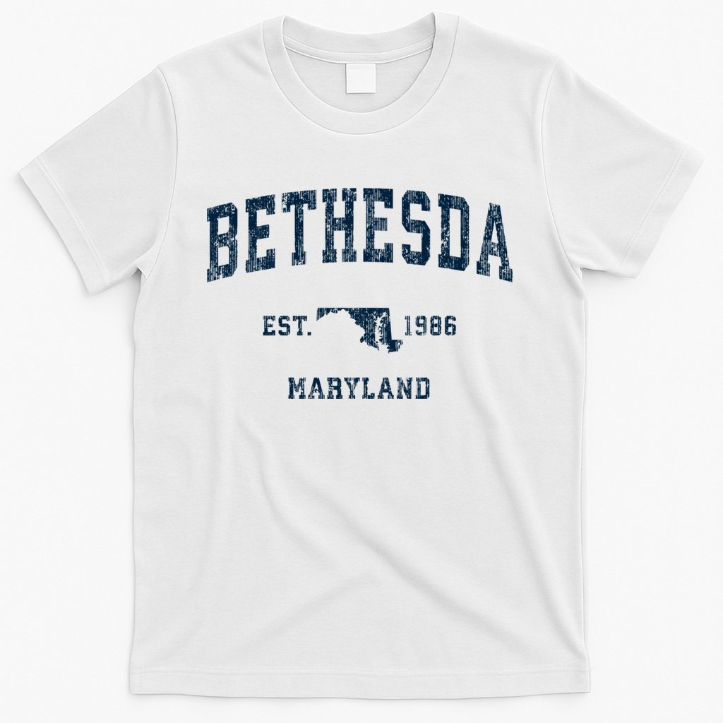 Bethesda Maryland Md Vintage Sports T-Shirt