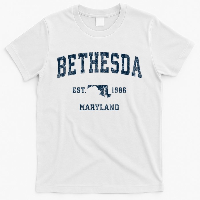 Bethesda Maryland Md Vintage Sports T-Shirt