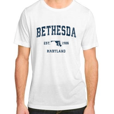 Bethesda Maryland Md Vintage Sports Adult ChromaSoft Performance T-Shirt