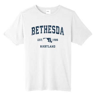 Bethesda Maryland Md Vintage Sports Tall Fusion ChromaSoft Performance T-Shirt