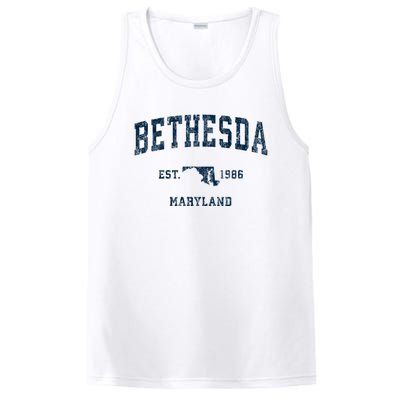 Bethesda Maryland Md Vintage Sports PosiCharge Competitor Tank