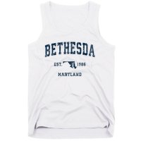 Bethesda Maryland Md Vintage Sports Tank Top