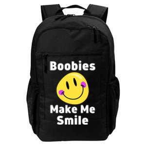 Boobies Make Me Smile Mardi Gras Funny Daily Commute Backpack